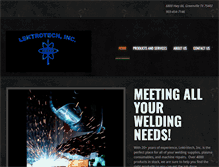 Tablet Screenshot of lektrotechinc.com